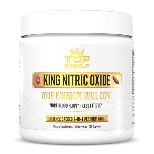 King Nitric Oxide | 7-In-1 Nitric Oxide Supplement with Cistanche | 120 Capsules